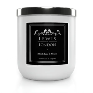 Black Iris and Musk Scented candle UK