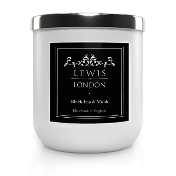 Black Iris and Musk Scented candle UK