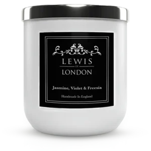 White Jasmine & Freesia Scented Candle