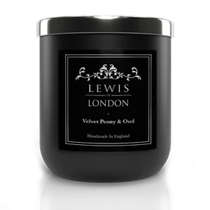 Velvet Peony and Oud scented candle UK
