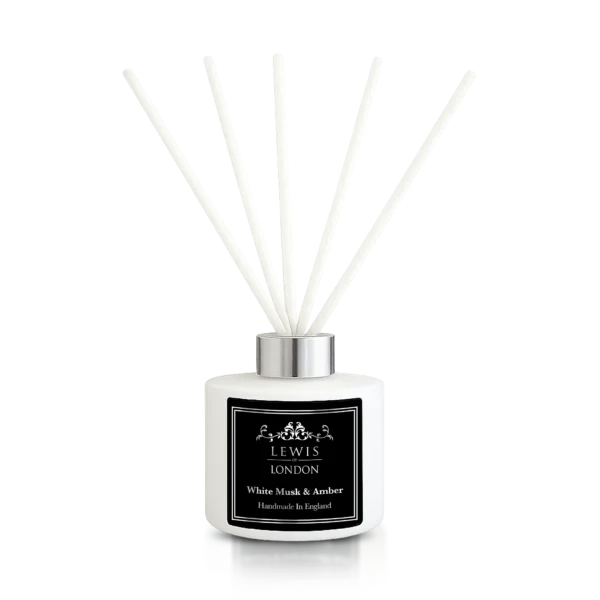 White Mush and Amber - Reed Diffuser UK